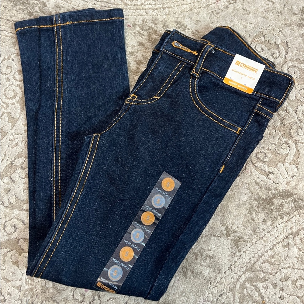 Girls Gymboree Super Skinny Jeans Jeggings, Size 5, NWT